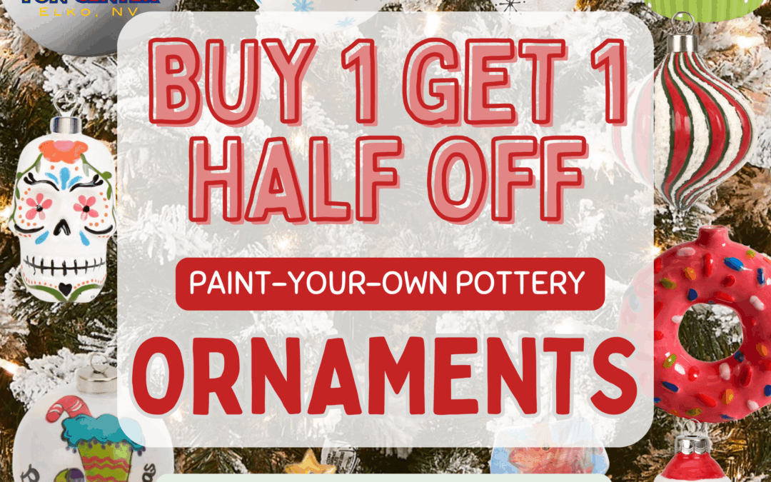 Holiday Pottery/Ornaments Special – Now Through December 14th