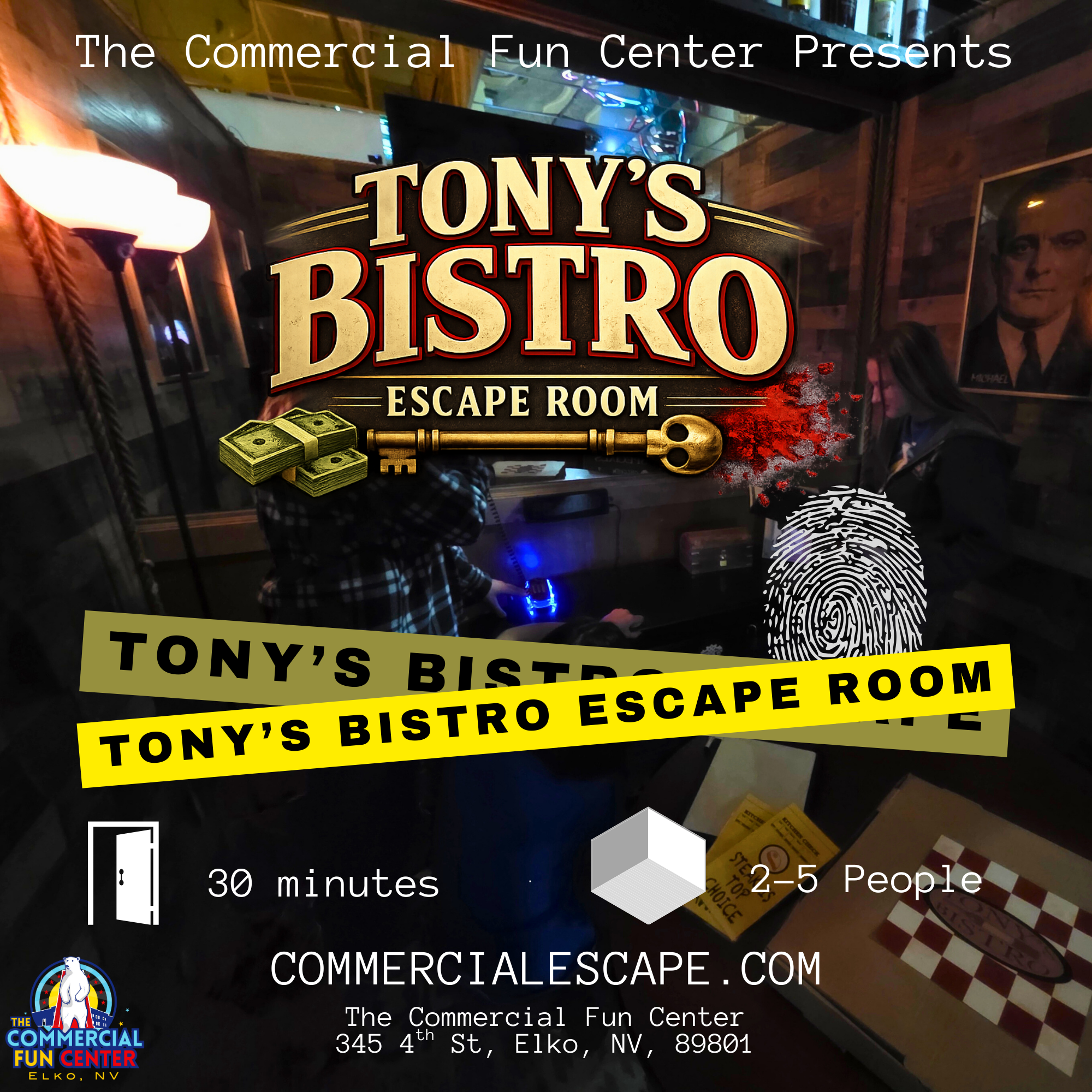 🔎 Elko’s New Escape Challenge: Tony’s Bistro 🔎