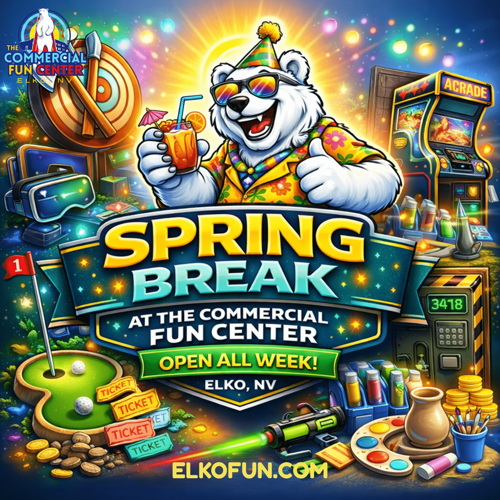 ELKO’S SPRING BREAK TAKEOVER — WE’RE OPEN ALL WEEK!