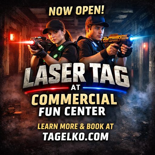 HIGH TECH LASER TAG IS NOW OPEN IN ELKO – GAMES EVERY HOUR, WALK IN OR BOOK ONLINE